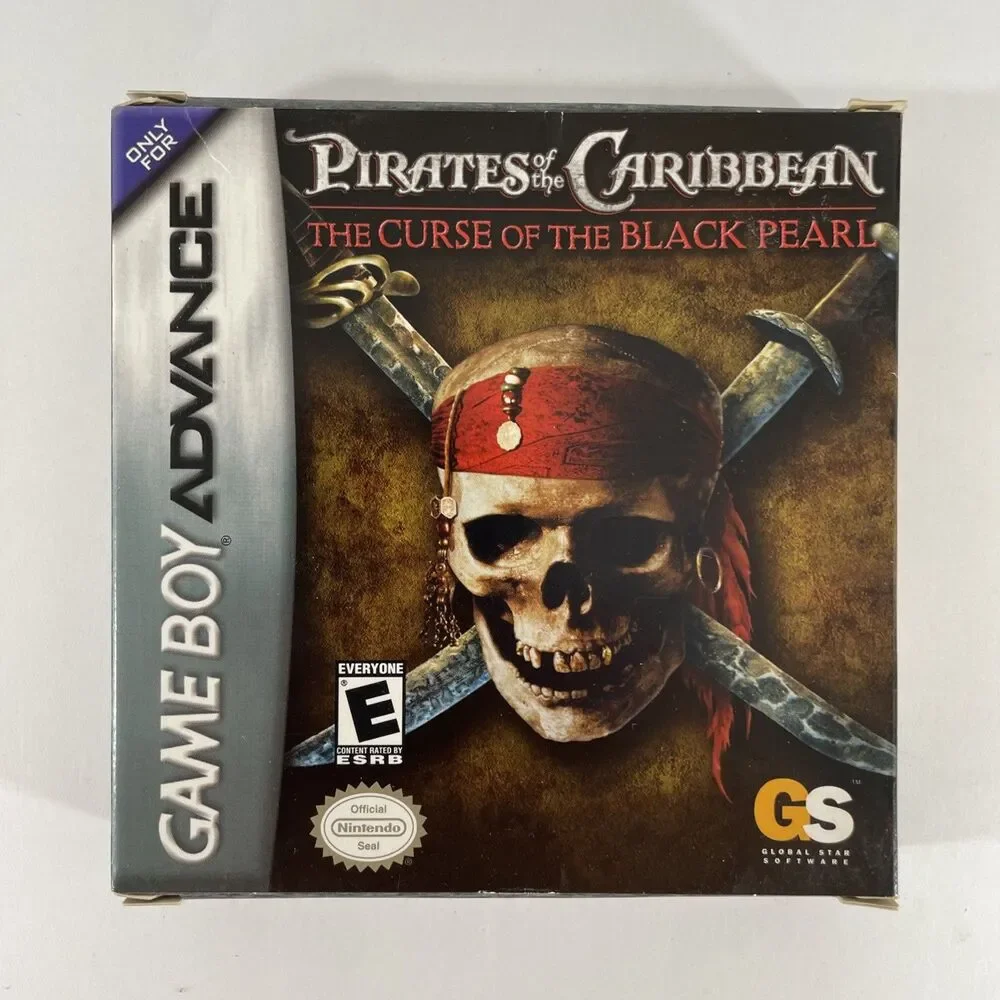 Pirates Of The Caribbean Curse Black Pearl GBA Nintendo Game Boy Advance CIB